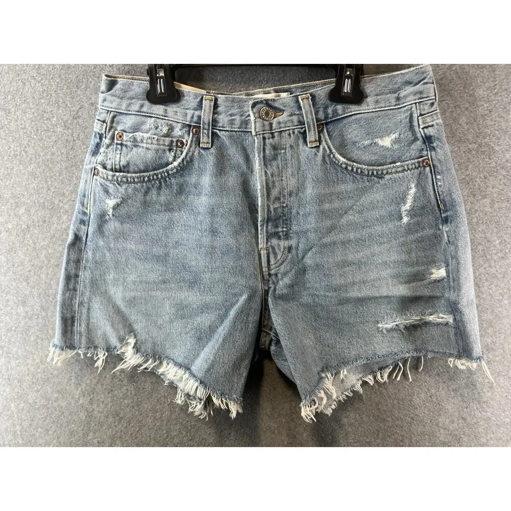Agolde Parker Long Short Size 27 in Swapmeet Denim Jean Shorts
